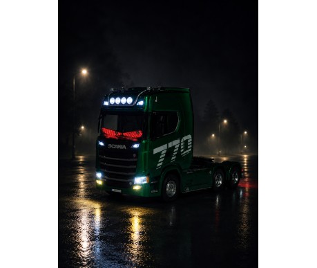 Радиоуправляемый тягач Scania HUINA масштаб 1:18 - HN1501PRO-GREEN