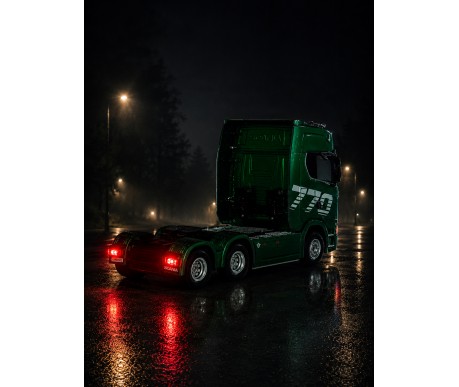 Радиоуправляемый тягач Scania HUINA масштаб 1:18 - HN1501PRO-GREEN