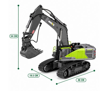 Радиоуправляемый экскаватор HUINA 5in1 масштаб 1:14 - HN1593PRO