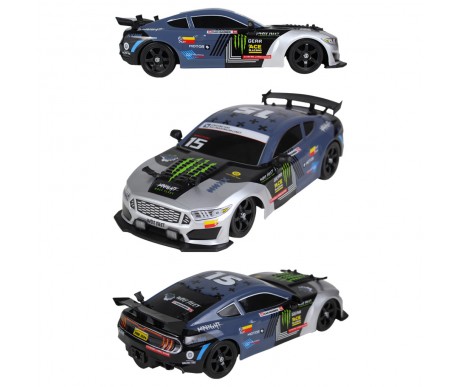 Радиоуправляемая машина для дрифта HB Ford Mustang (4WD, свет, пар, акб, 1:16) - SC16A05-1