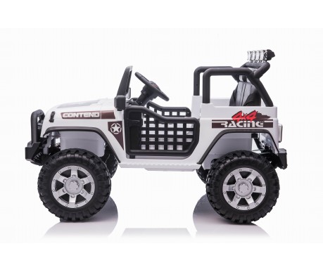Детский электромобиль джип XMX с полным приводом (белый, EVA, 12V) - XMX618-4WD-WHITE