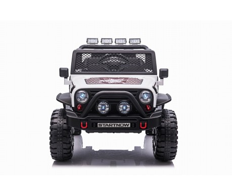 Детский электромобиль джип XMX с полным приводом (белый, EVA, 12V) - XMX618-4WD-WHITE