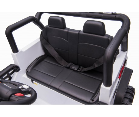 Детский электромобиль джип XMX с полным приводом (белый, EVA, 12V) - XMX618-4WD-WHITE