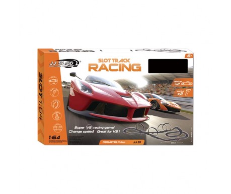 Гоночный автотрек JJ Slot Ралли (длина трека 1114 см, от сети, 1:64) - JJ31-2
