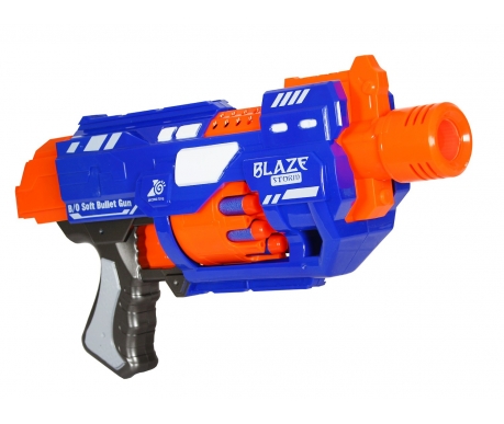 Пистолет BlazeStorm с мягкими пулями на батарейках - ZC7033