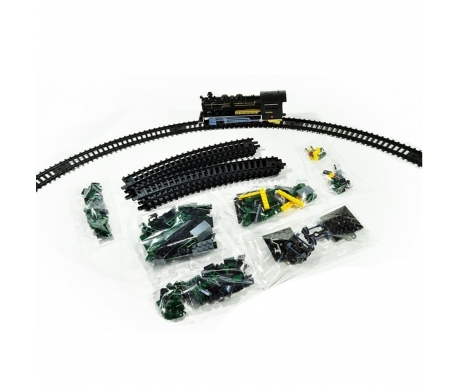 Железная дорога - конструктор Fenfa RailCar (350 деталей) - 1608-1A