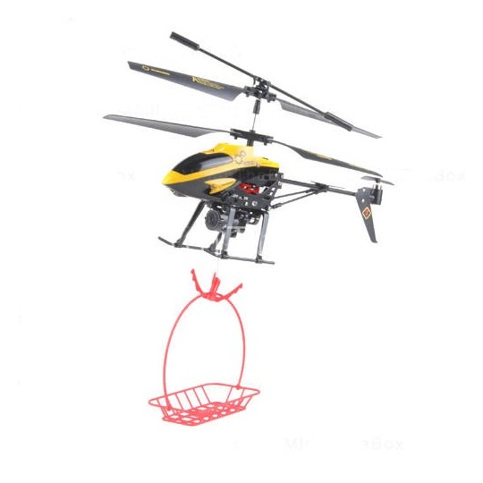 Радиоуправляемый вертолет WL toys с подъемным краном - V388