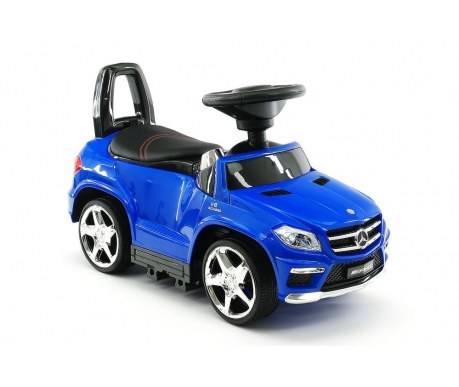 Детский электромобиль - каталка Mercedes GL63 AMG Blue LUXURY - SX1578H