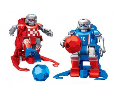 Радиоуправляемые роботы-футболисты (2 робота + футбольное поле) 2.4G