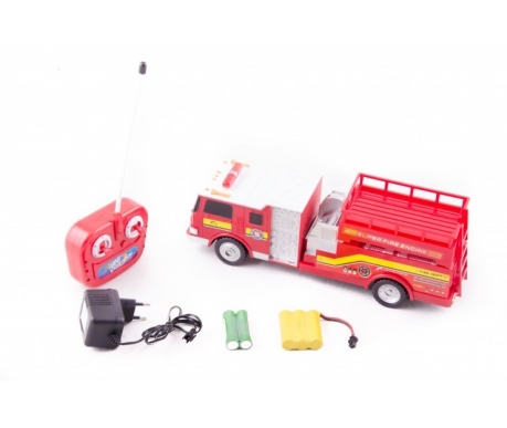 Радиоуправляемая пожарная машина Hero World Super с подъемной площадкой