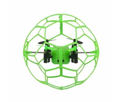 Радиоуправляемый квадрокоптер Helimax Green SkyWalker в сетке - HM1340-GREEN