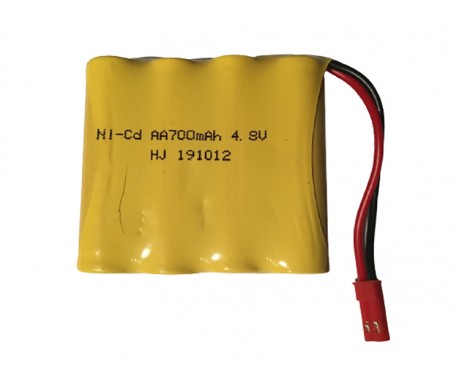 Аккумулятор Ni-Cd 4.8V 700 mAh (разъем JST) - NICD-48F-700-JST