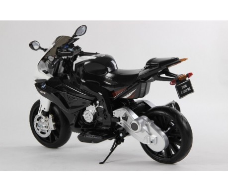 Детский электромобиль мотоцикл BMW S1000RR на аккумуляторе 12V цвет черный