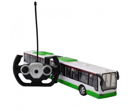 Радиоуправляемый пассажирский Автобус с гармошкой (зеленый) - 666-676A