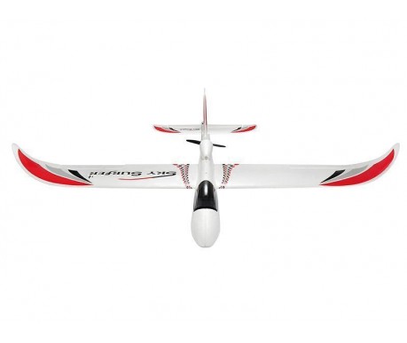 Радиоуправляемый планер Top RC SKY SURFER красный 1400мм 2.4G 4-ch LiPo RTF