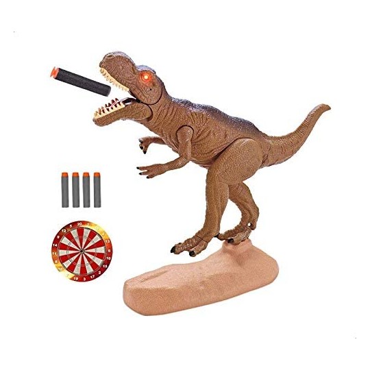 Интерактивный динозавр Тираннозавр T-REX (свет, звук, стреляет пульками) - RS6185