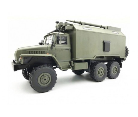 Радиоуправляемый Советский военный грузовик Урал 4WD RTR масштаб 1:16 2.4G