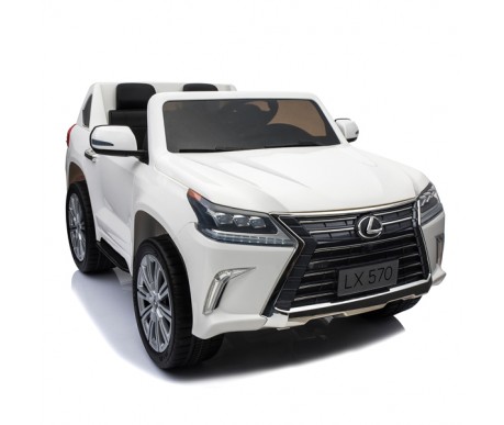 Детский электромобиль Lexus LX570 4WD MP4 - DK-LX570-WHITE-MP4