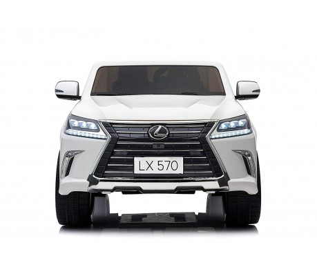 Детский электромобиль Lexus LX570 4WD MP4 - DK-LX570-WHITE-MP4