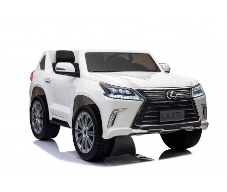 Детский электромобиль Lexus LX570 4WD MP4 - DK-LX570-WHITE-MP4