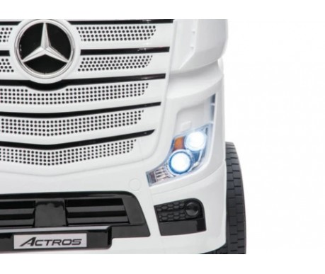 Детский электромобиль фура Mercedes-Benz Actros 4WD 12V - HL358-LUX-WHITE