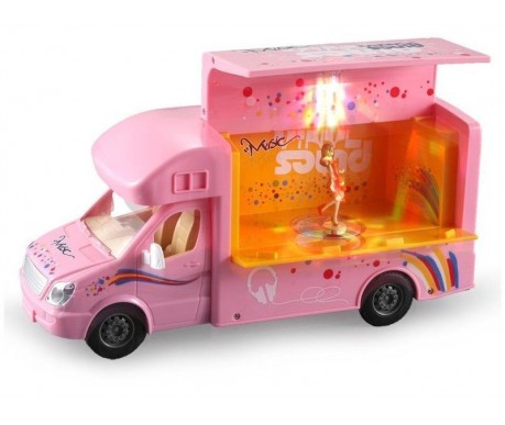Радиоуправляемая машина Double E розовая сцена на колесах 1:18 2.4G - E669-003-PINK