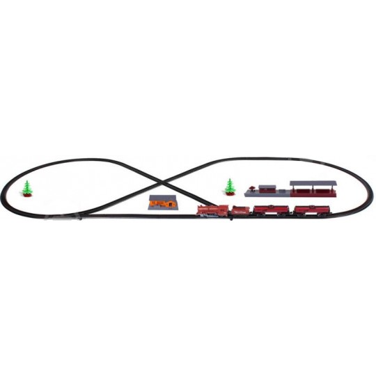 Железная дорога Fenfa ''Классический поезд'' с ж/д станцией (свет, звук, длина пути 4,3 м) - 1638E