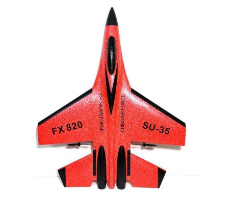 Радиоуправляемый самолет SU-35 для начинающих 2.4G - FX820-RED
