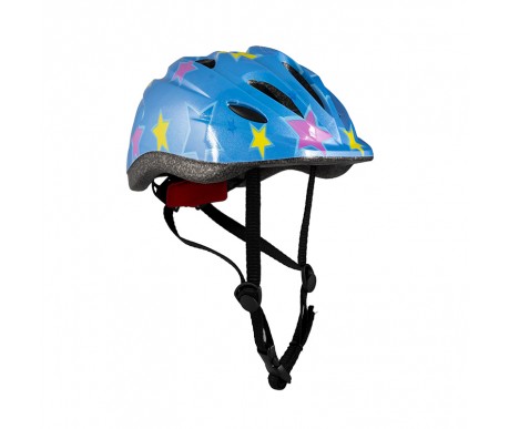 Шлем Детский, Размер S, Голубой с Рисунком - MSC-H082001S
