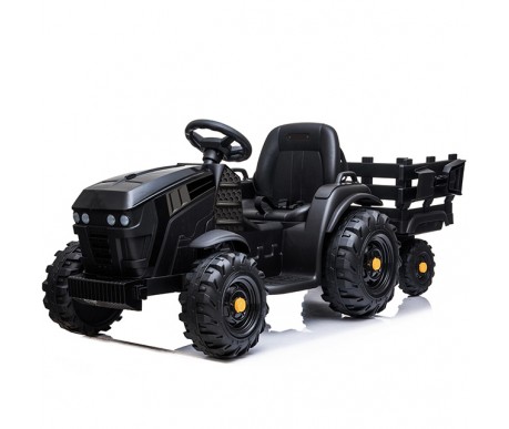 Детский электромобиль Bettyma трактор с прицепом 2WD 12V - BDM0925-BLACK