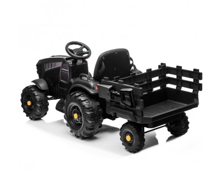 Детский электромобиль Bettyma трактор с прицепом 2WD 12V - BDM0925-BLACK