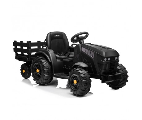 Детский электромобиль Bettyma трактор с прицепом 2WD 12V - BDM0925-BLACK