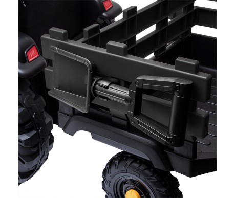 Детский электромобиль Bettyma трактор с прицепом 2WD 12V - BDM0925-BLACK